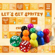 LET'S GET SPRITZY 2-8人對戰派對桌遊，快節奏趣味挑戰與話題啟動，適合生日、晚餐與社交聚會，家庭遊戲之夜絕佳選擇 - 橘色 - 查看 4