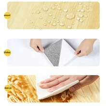 49pcs Self-Adhesive Thickened Wear-Resistant Waterproof Anti-Slip Stone Plastic PVC Flooring Wood Grain Floor Stickers - 49pcs - View 5