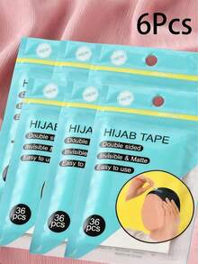 1件/5件/10件 女用頭巾固定膠帶 自黏式安全膠帶 多功能便利雙面膠帶 強力加寬安裝膠帶 適用於衣物、胸罩、皮膚產品 - 彩色 - 查看 18