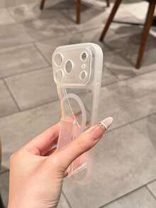 奢華精緻軟 TPU 材質手機保護殼 極簡透明款 支援無線充電 附手機支架 全包覆手機殼 相容 17promax 16promax 17pro 16pro 15promax 14promax 13promax 12promax 17 16 15 14 13 12 11 手機殼 支架手機殼 唯美 - 無色 - 查看 7