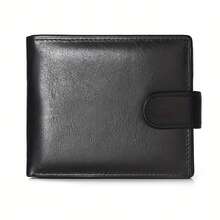 2026 Men's Genuine Leather Wallet Multifunctional Anti-Theft Credit Card Holder Cowhide Wallet - Black - View 5