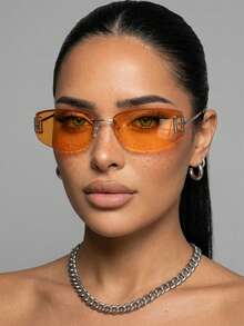 Silver-framed Orange Slices