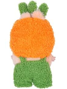 17cm Compatible With 1st, 2nd, 3rd Generation Forlabubu Doll Carrot Theme Outfit Set, Orange & Green Plush Design, Fun Dress-Up Costume, Children's Birthday Gift (Doll Not Included) - Multicolor - View 7