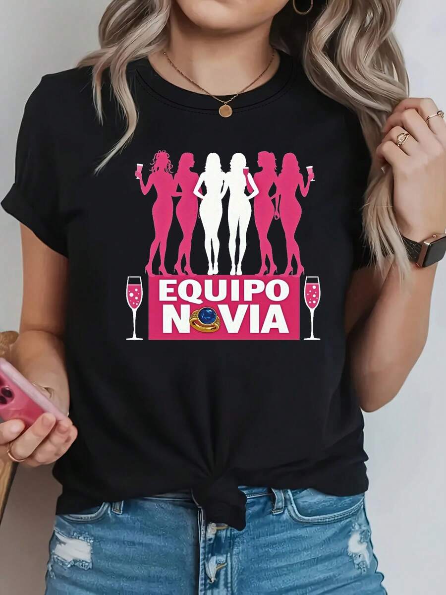 Women T-Shirts - Black - View 1