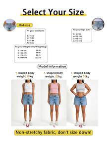 Fashionable Casual Vacation Style Washed Frayed Distressed Loose Women Denim Shorts Summer - Light Wash - View 5