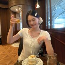 Women Tops - White - View 4