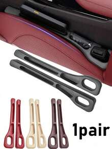 1 Pair Car Seat Gap Filler Storage Box With Phone Holder, Anti-Drop Design, Suitable For Sedan, SUV, Truck, Phone Placement, Seat Gap Filler, Seat Storage, Car Phone Accessories, Car Interior Accessories, Car Accessories - Multicolor - View 3