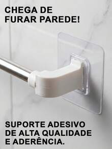 Adhesive Towel Rack Holder 50CM Reinforced Up To 2KG Bathroom Organizer No Drilling Required Multipurpose - Multipurpose - View 6