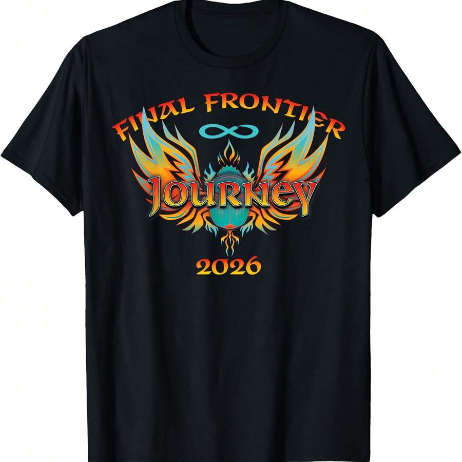 Journey Final Frontier 2026 T-Shirt - 黑色 - 查看 1