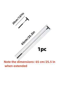 Retractable Algae Scraper - 2-In-1 Metal And ABS Telescopic Cleaner, Suitable For Aquarium, Window, Outdoor/Home Use, Extends Up To 98cm (38.58 Inches) Multi-Purpose Surface Tool - Multicolor - View 13