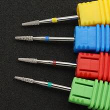 Easy Nail 1個碳化釘鑽頭用於去除角質，鎢鋼美甲鑽頭，2.35mm 軸心美甲電鑽頭 - 彩色 - 查看 5