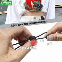 2/4/6件可調節彈性腰部收緊帶，無需縫製無需釘子，不損壞褲子，無縫隱形腰部無壓力，腰圍縮小工具，黑色白色灰色可選 - 多色 - 查看 11