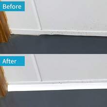 1pc 200cm/300cm/600cm Self-Adhesive Triangle Decorative Strip PVC Sealing Strip Triangle Corner Decorative Strip - Flexible Triangle Baseboard Sealing Strip Easy Installation Indoor Edge Protection - A - View 7