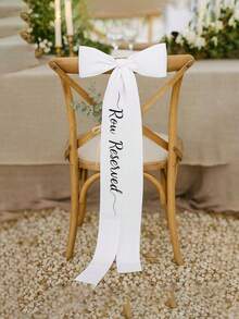 Personalized Wedding Car Decoration Ribbon, Printed With Your Name And Wedding Date, Car Decor, Wedding Ceremony, Flowers Not Included - Multicolor - View 5