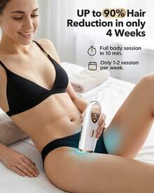 Advanced Ice-Cool IPL Hair Removal Device - Gentle And Painless With Freezing Point, Permanent Hair Removal, Easy To Operate, Ultra-Lightweight Body, Full-Body Treatment Can Be Completed In 10 Minutes, Ultra-Portable, Suitable For Home And Travel. - 美規B型插(110-127V) - 查看 7
