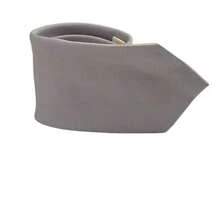 Set Of 3 Light Gray Ties For Groomsmen, Weddings, And Events - Light Grey - View 4