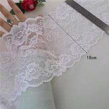 2 Yards French Vintage Rose Lace Trim, Black And White Colors Available, DIY Clothing Decoration Accessories - Lace Trim - View 9