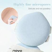 NOVO 2/3個超柔軟水滴形化妝海綿附收納盒，藍色乾濕兩用美妝蛋，柔順無瑕，適用液體、遮瑕膏、乳霜與粉底化妝工具 - 彩色 - 查看 7