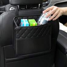 Car Seat Back Hanging Bag, Car Document Storage Bag, Multi-Pocket Cup Holder Bag, Storage Organizer Box, Travel Organizer Bag, Car Interior Accessories - Multicolor - View 5