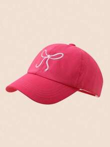 Sombrero de protección solar infantil con lazo, gorra de béisbol para niñas, sombrero de sol elegante para bebé niña, sombrero de sol de verano con parte superior semiabierta - Multicolor - Ver 28