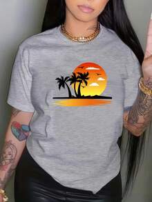 S274 Personalized Printed Casual Short-Sleeved Shirt - Ivery - View 2