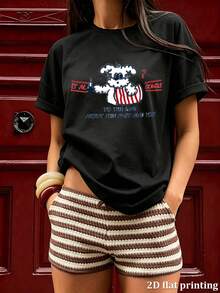 Women T-Shirts - Black - View 5