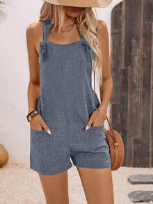 Women's Jumpsuit With A Purpose - 藍色 - 查看 2