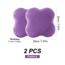 2pcs/1pc Yoga Knee Elbow Pad Thickened Non-Slip Shock-Absorbing Exercise Kneeling Cushion For Women Men, Yoga Fitness Mat, Fitness Pilates Meditation Support Mat For Knees, Elbows, Wrists, Head - Multicolor - View 20