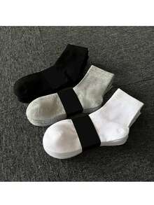 1/5/10/15/20/25/30雙男士短襪，百搭低筒襪，女士長襪與絲襪，男士中筒襪 - 彩色 - 查看 2