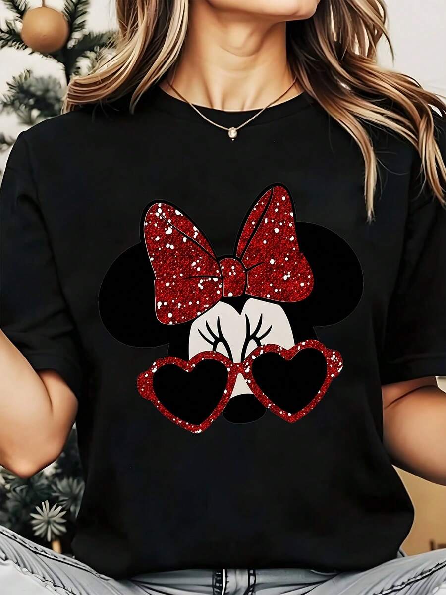 Women T-Shirts - Black - View 1