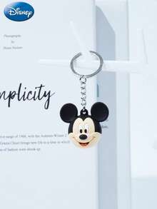 Monogram Disney 1pc  Official Licensed  Icon Spherical Keychain, Spherical Key Ring, Cartoon PVC Key Chain, Creative Cute Backpack Charm, Phone Charm, Small Gift, Bag Decoration, Car Key Chain Charm, Small Gift - Multicolor - View 4