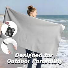 Quick-Dry Sports Towel Yoga Mat Towel Anti-Slip Sweat-Absorbing Microfiber Travel Towel 3 Sizes, Fast Water Absorption Quick-Dry Multi-Functional Towel, Suitable For Camping, Beach, Gym, Yoga, Sports, Yoga And Swimming Pool - Multicolor - View 5