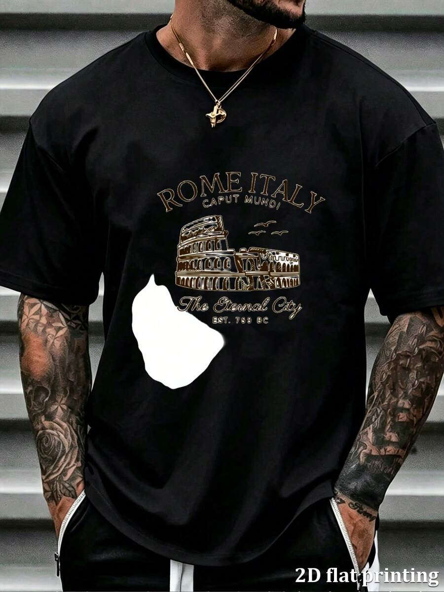 T-shirts för män - Svart - Visa 1