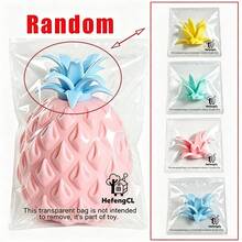 1pc Pineapple Squeeze Toy, Soft Squishy Stress Relief Toy, Cute Pineapple Fidget Squeeze Toy, Anti-Anxiety Venting Toy For Kids And Adults, Portable Office And Home Stress Relief Squeeze Toy - Multicolor - View 15