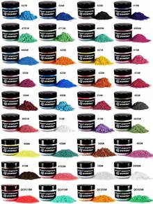 36/24/15/10/6 Colors Mica Powder Pearlescent Pigment - Epoxy Resin Art Set - For Resin Crafts, Soap Making, Nail Polish, Candle Jars - 20ml Jar - Multicolor - View 13