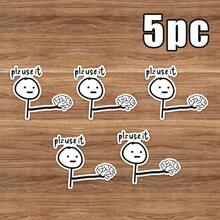 3inch PP Use It Vinyl Sticker. Funny And Relatable Design For Car Stickers, Bumper Stickers, Laptops, Water Bottles, Desks, Perfect For Humor Lovers, Students, Technology Enthusiasts - A - View 9