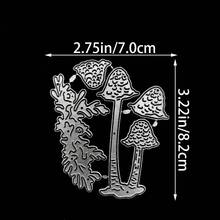 1個 拼布蘑菇金屬切割模具，卡片製作套件、壓花紙切割組、剪貼簿模板、手工用品及機器模板 - 小蘑菇 - 查看 9