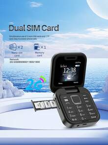 SERVO I16 Pro Mini Ponsel Lipat 2G GSM Dual SIM Panggilan Cepat Pemutar Video Jack Earphone 3.5mm FM Ponsel Lipat - Hitam - View 6