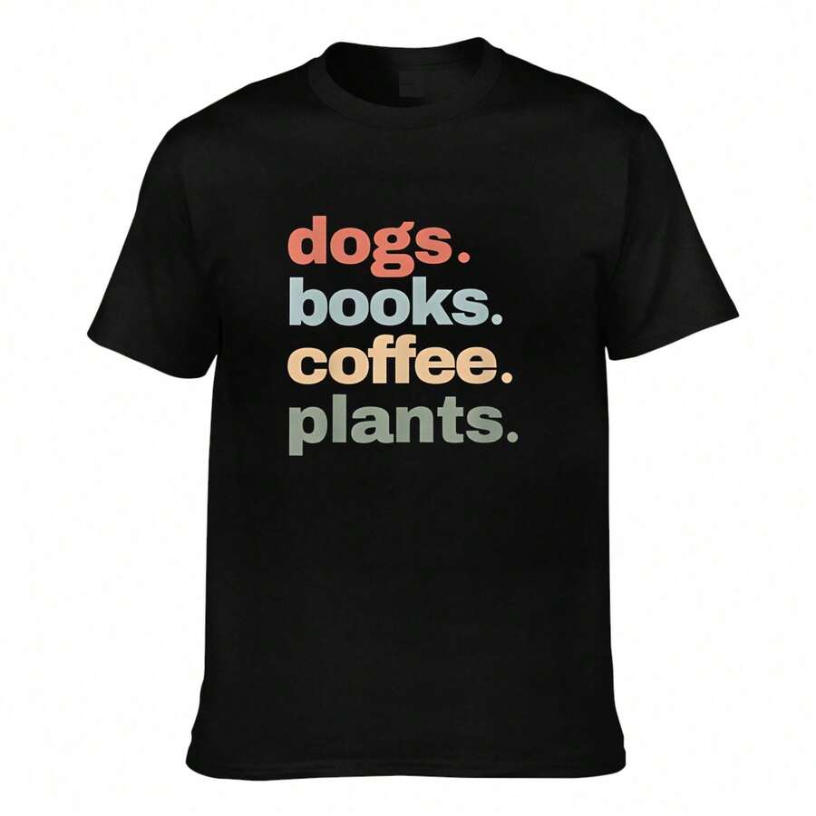 NEW Casual T-Shirt "The Coolest Dad", Short Sleeve And Round Neck With Graphic Print Of The Mexican Flag, Vintage Urban Style, Unisex, Loose Cotton. - 黑色 3 - 查看 1