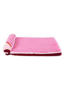 LANGXINGCS 1pc Short Plush Soft Comfortable Pet Bed Mat With Neck Pillow, Removable Zipper Pet Pad For Dogs And Cats, Suitable For Large, Medium And Small Pets To Sleep And Rest - Multicolor - View 18