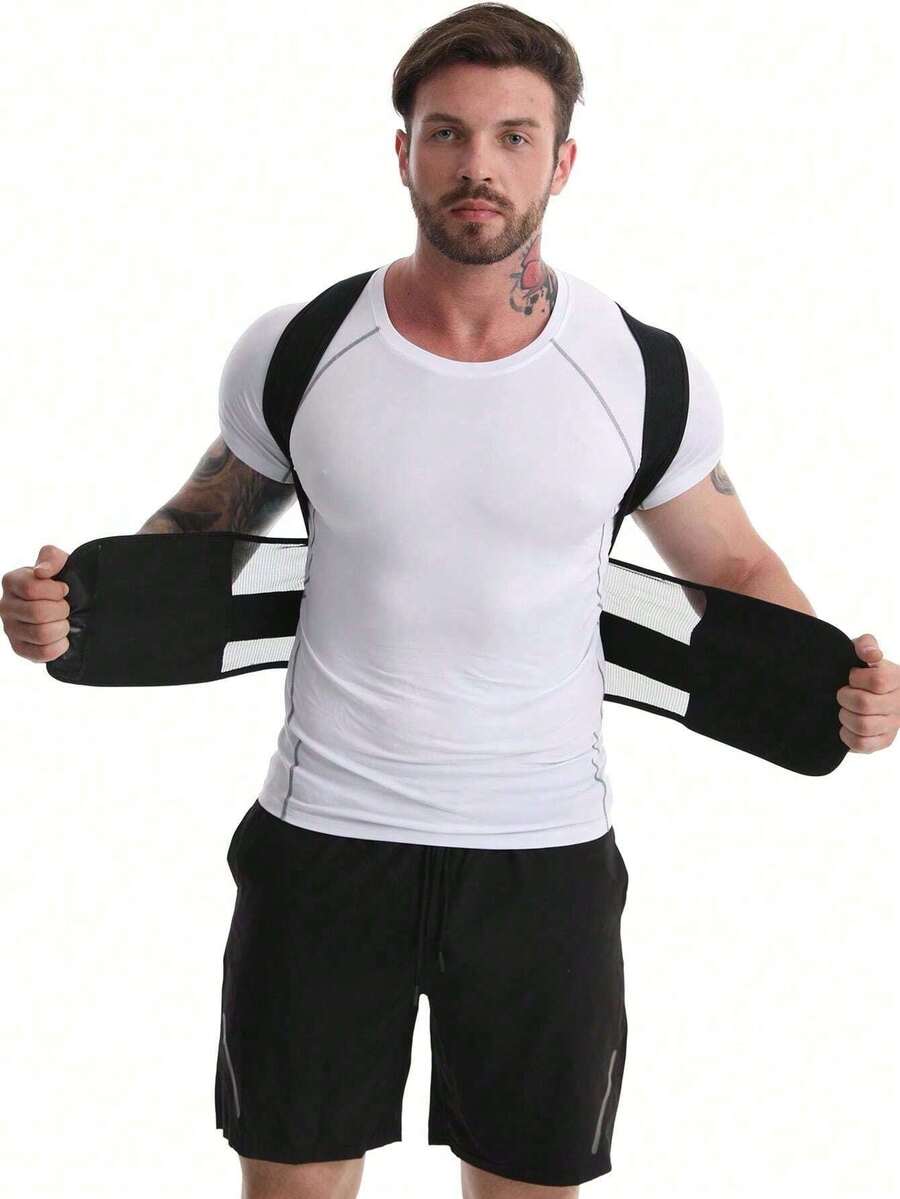 2026 New Single-Piece Back Support Belt, Lower Back Support Belt, Breathable Mesh Material, With 6 Support Bars And Dual Adjustable Straps, Good Breathability, Suitable For Men, Easy To Wear, Can Compress Abdomen And Shape Body, Lift Buttocks, Sports Waist Belt, Shaping Waist Belt And Fitness Waist Belt