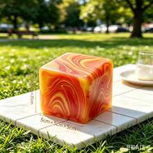 1 PC Cross-Border -Style Swirl  Squishy Stress Relief Toy, Popular Cube Maltose Squishy Toy, Perfect Gift For Classmates And Colleagues - Multicolor - View 2