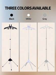 Foldable Steam Iron Stand, Height Adjustable, Universal Steam Iron Stand, Compatible With Most Steam Irons, Portable Hanging Rack, Convenient For Ironing And Storage, 360° Rotating Hanger With Clips. - A - View 9
