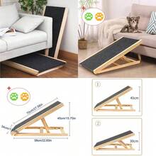 Adjustable Heights Dog Pet Ramp Foldable Stairs Non-Slip Ramp For Car Bed Sofa - VJP0111 - View 3