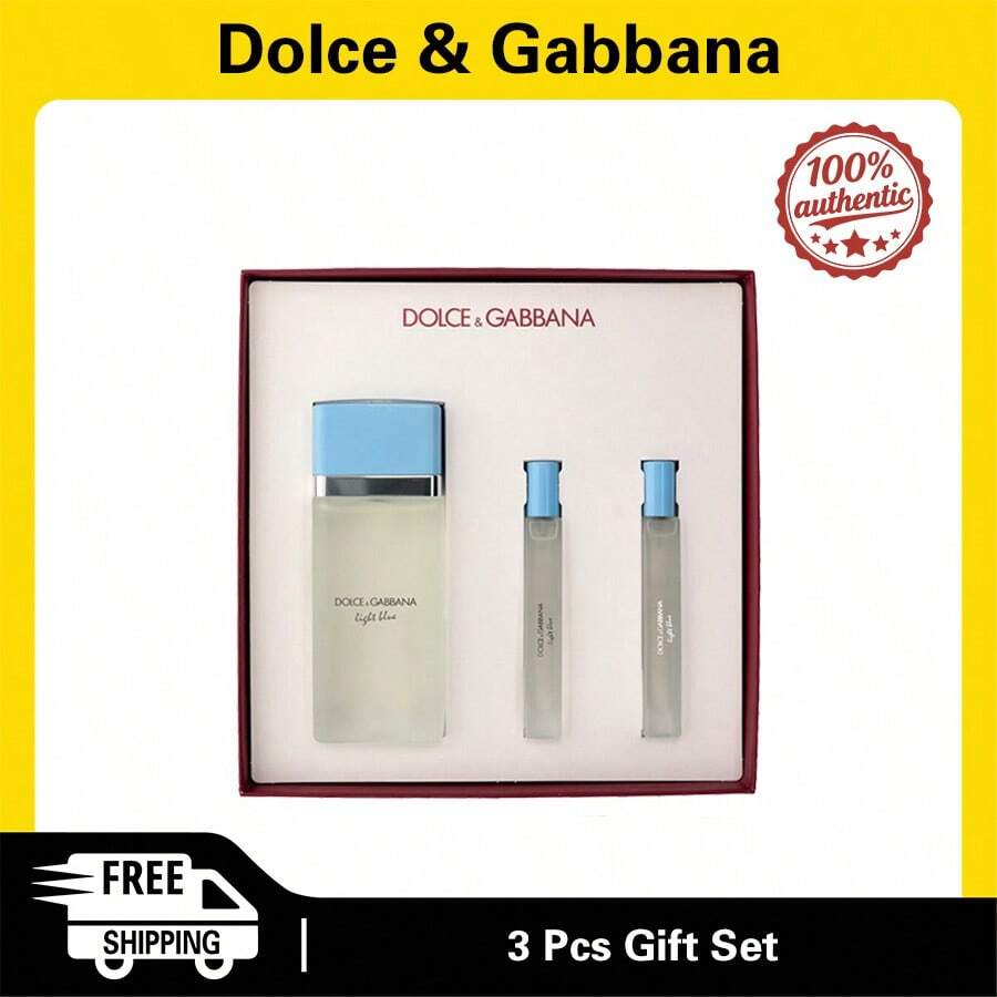 Dolce & Gabbana Gift Set 3pcs Light Blue Women Eau De Toilette Spray 100ml & Mini 10ml*2 - Gift Set - 查看 1