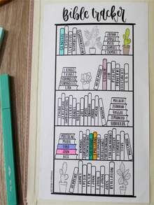 Mr. Pen 聖經閱讀追蹤貼紙，5x7 霧面質感，為你的書籍上色，聖經日誌視覺里程碑，手工設計 - A - 查看 4
