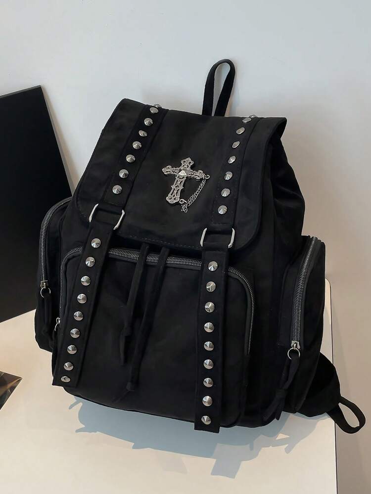 gothic mini backpack Snilety Goth Rose Skull for Women Small Backpack Purse with Zipper Pocket Canvas Lightweight Bag for Work Weekend Travel : Clothing, Shoes & Jewelry inches tall x 8 1/2 KILLSTAR Casket Of Sorrow Mini