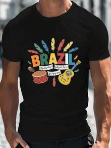 Men T-Shirts - Black - View 1