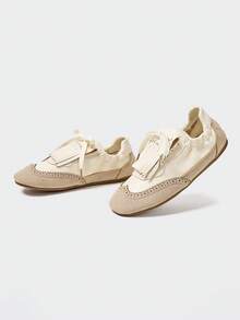 MASKERT Women's Retro Sports Shoes, Women's Board Shoes, Casual Shoes, Moral Training Shoes, Daily Work Travel, Outdoor Fitness Women's Shoes, Comfortable And Lightweight - Beige - View 2