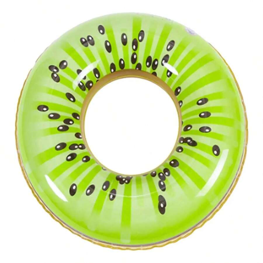Inflatable Donut Lifebuoy Float For Swimming Pool 90cm - Green - View 1
